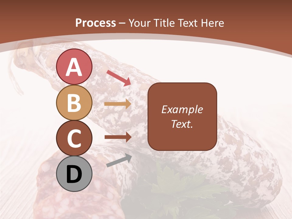 Pork Salami Appetizer PowerPoint Template