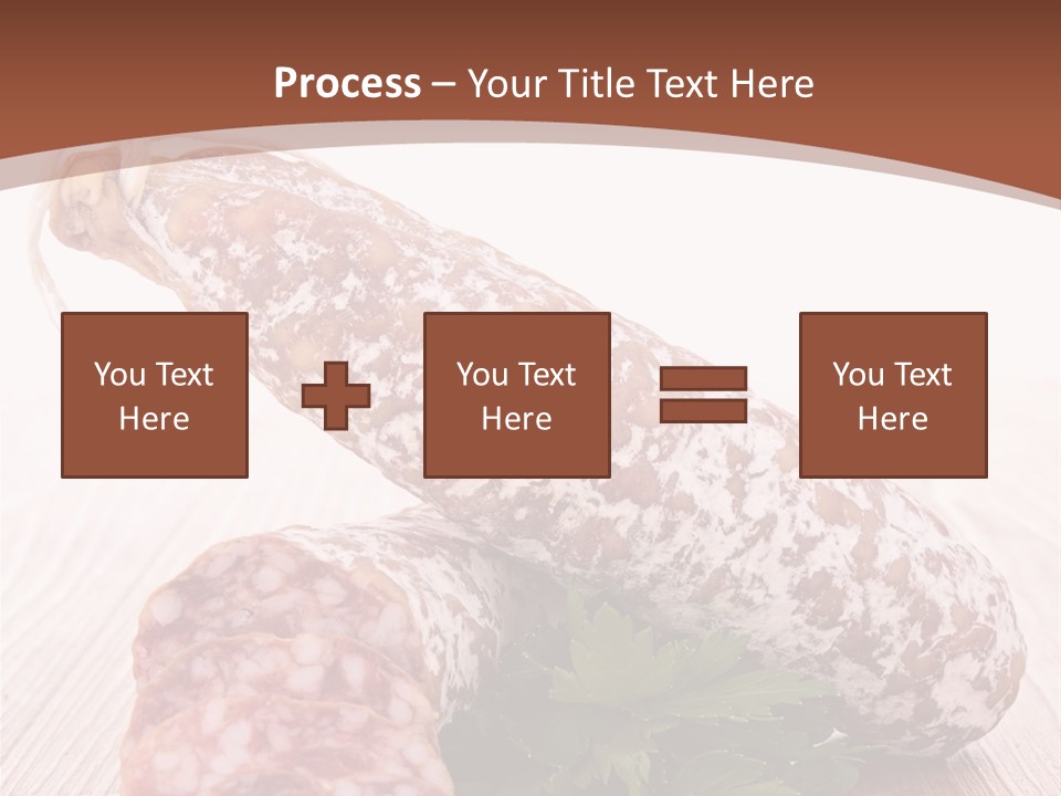Pork Salami Appetizer PowerPoint Template