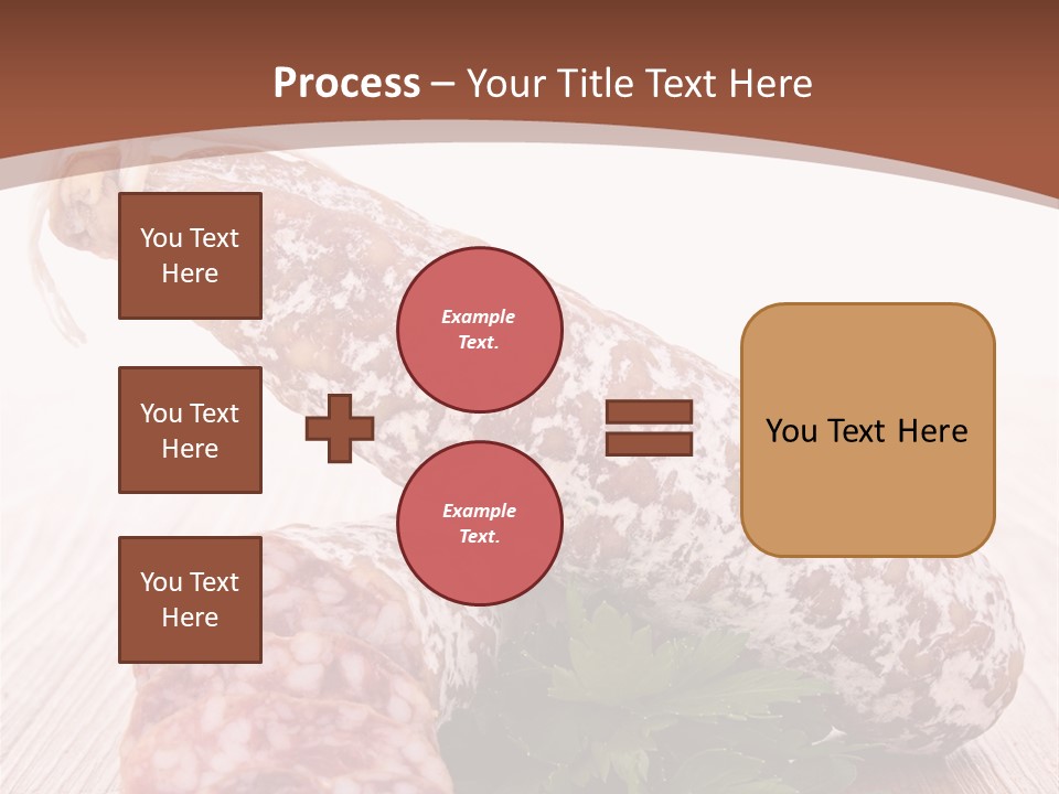 Pork Salami Appetizer PowerPoint Template
