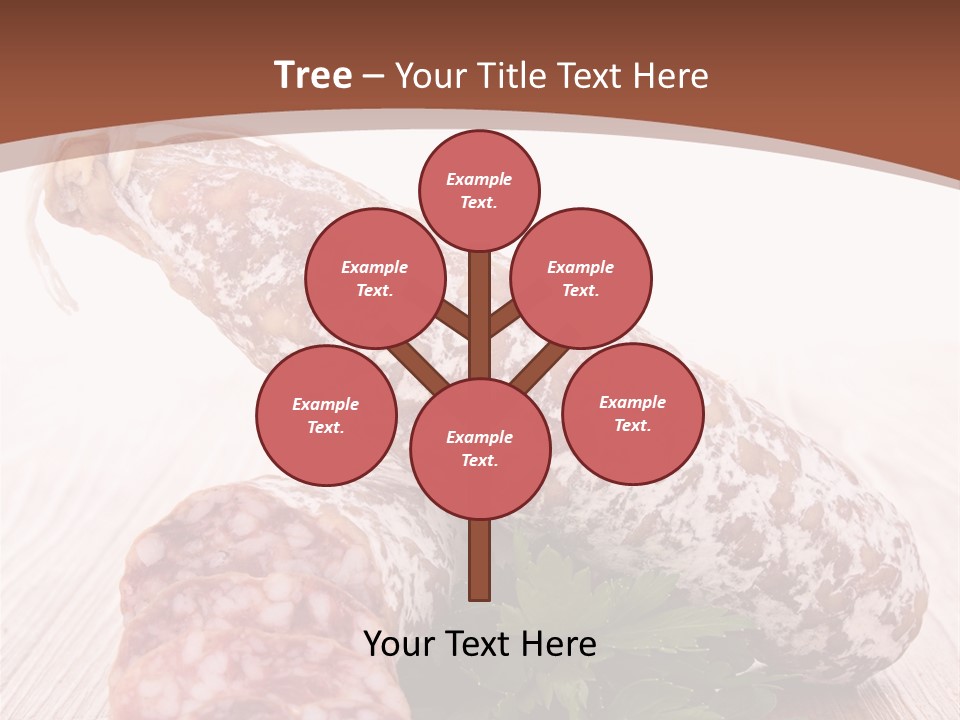 Pork Salami Appetizer PowerPoint Template