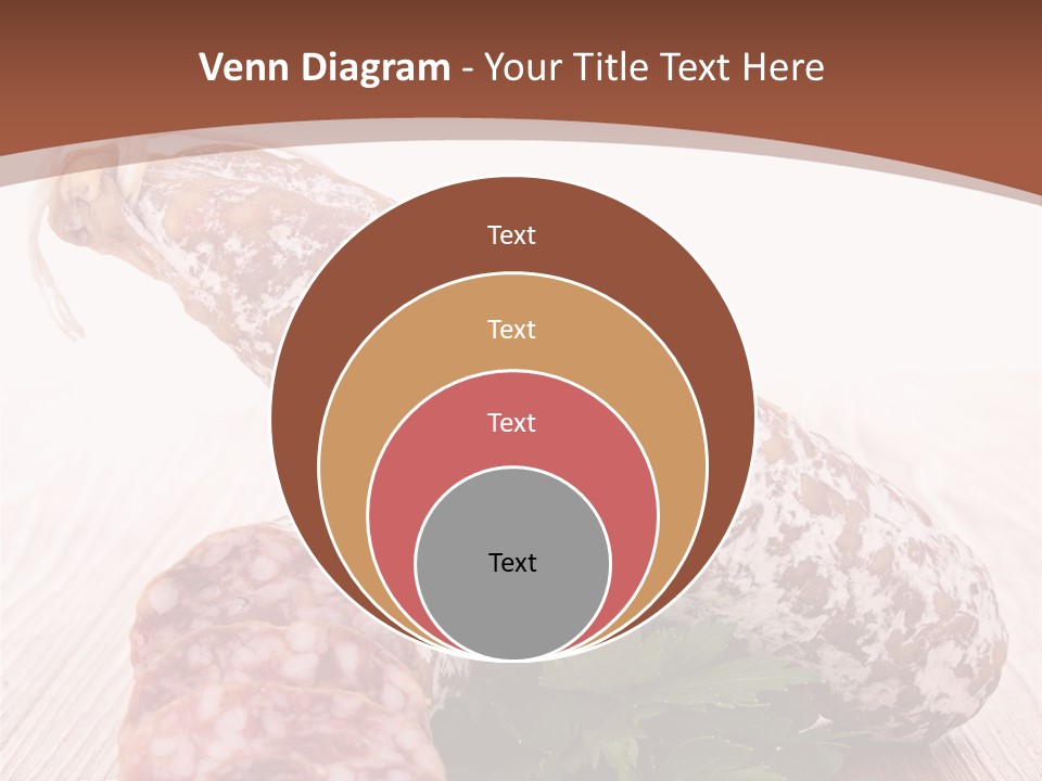 Pork Salami Appetizer PowerPoint Template