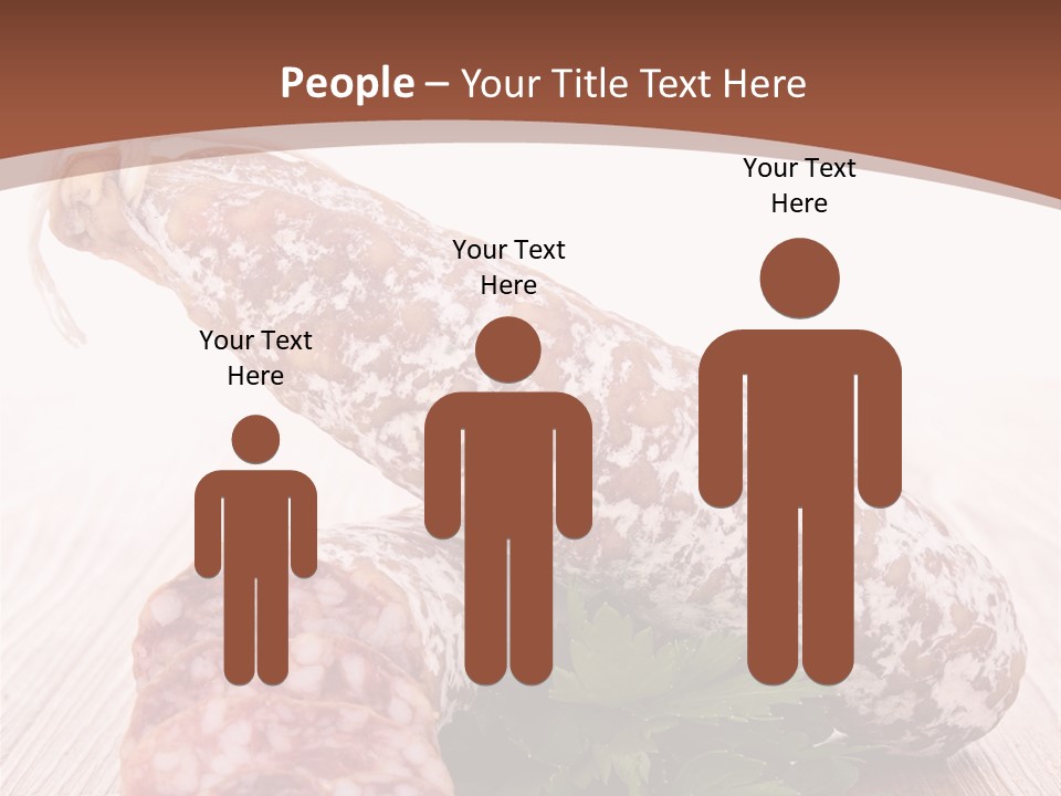 Pork Salami Appetizer PowerPoint Template