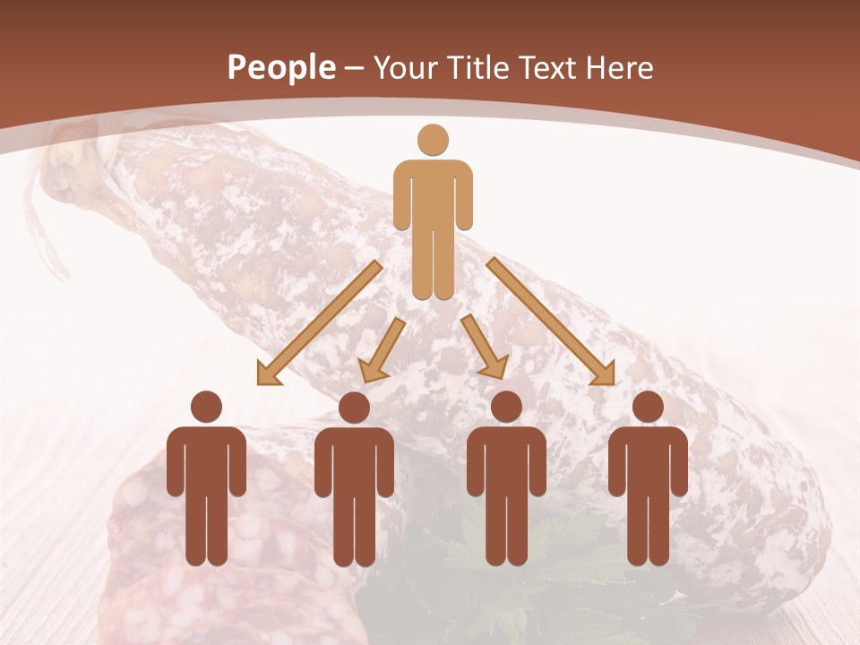 Pork Salami Appetizer PowerPoint Template