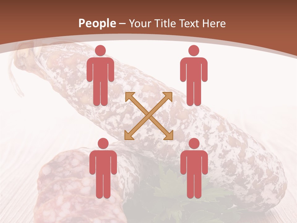 Pork Salami Appetizer PowerPoint Template