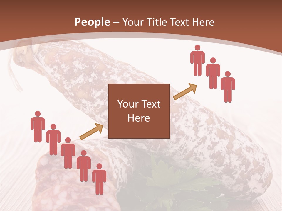 Pork Salami Appetizer PowerPoint Template