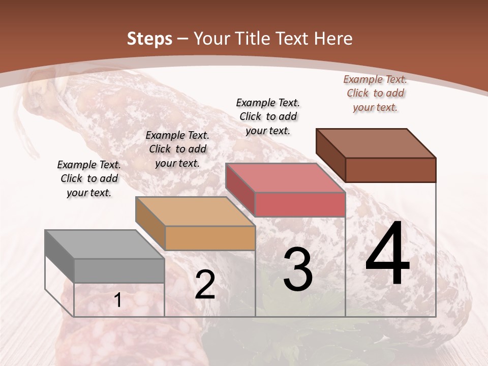 Pork Salami Appetizer PowerPoint Template