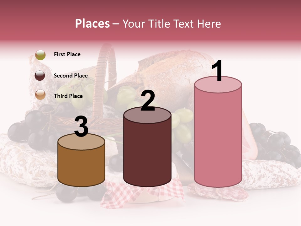 Delicatessen Baguette Wicker PowerPoint Template