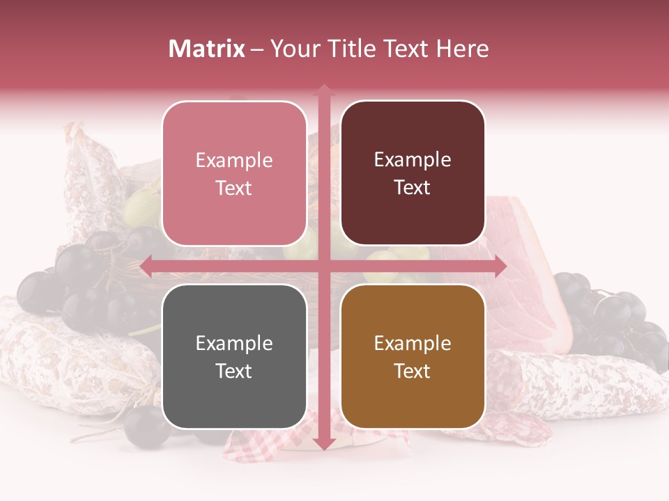 Delicatessen Baguette Wicker PowerPoint Template