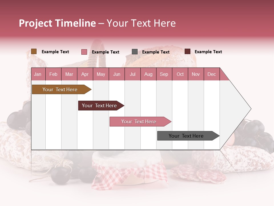 Delicatessen Baguette Wicker PowerPoint Template