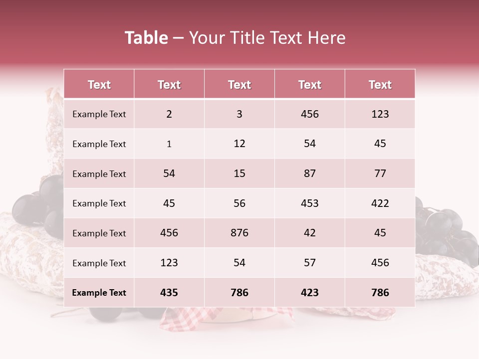 Delicatessen Baguette Wicker PowerPoint Template