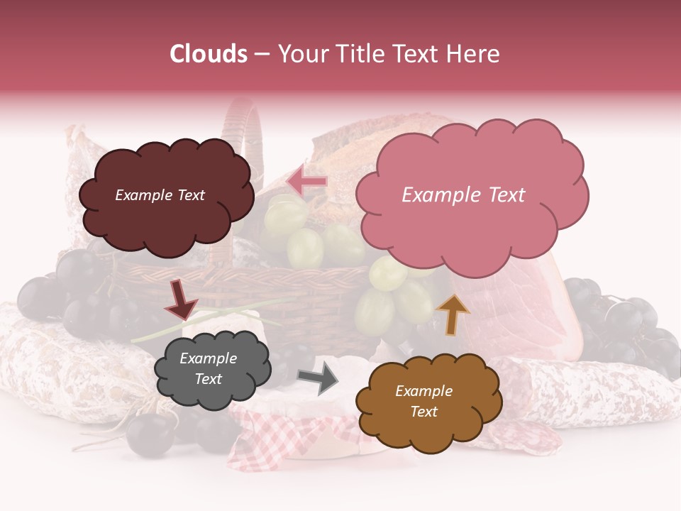 Delicatessen Baguette Wicker PowerPoint Template