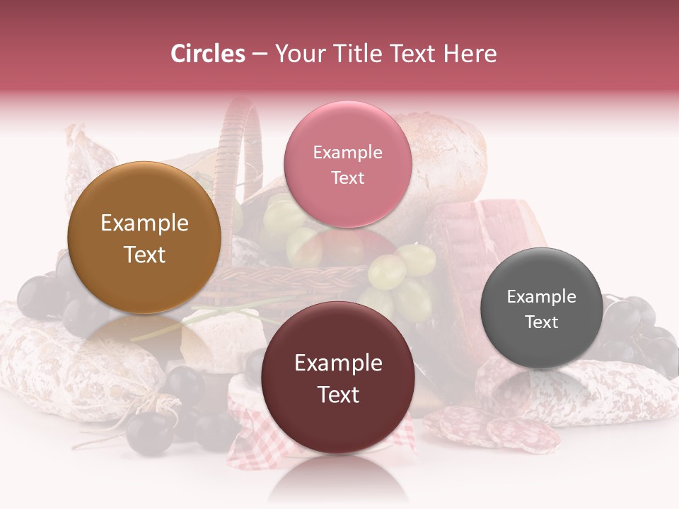 Delicatessen Baguette Wicker PowerPoint Template