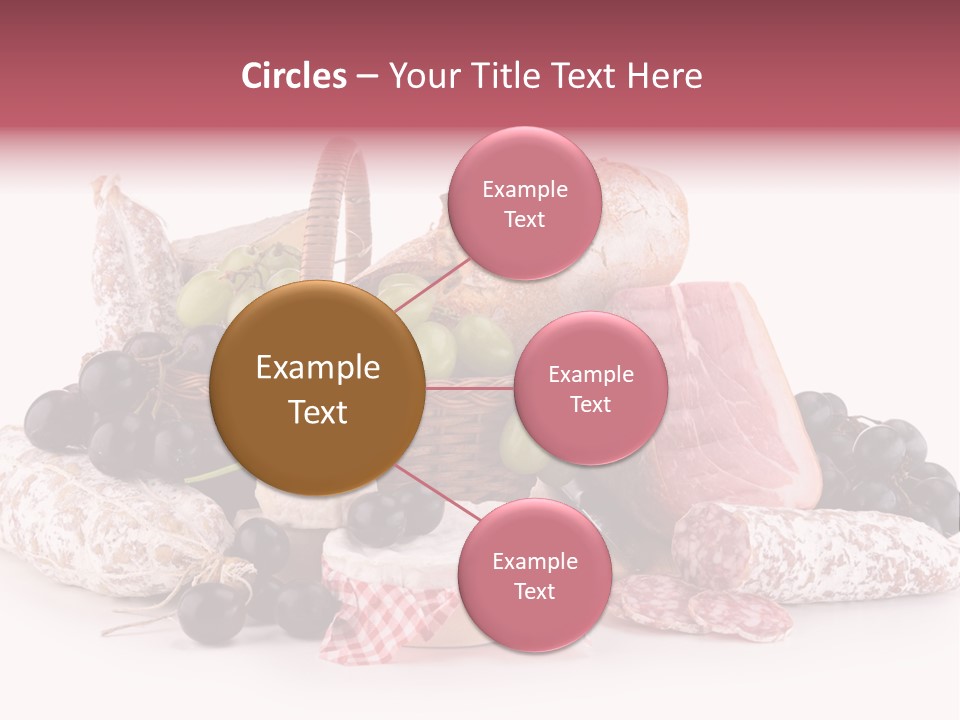 Delicatessen Baguette Wicker PowerPoint Template