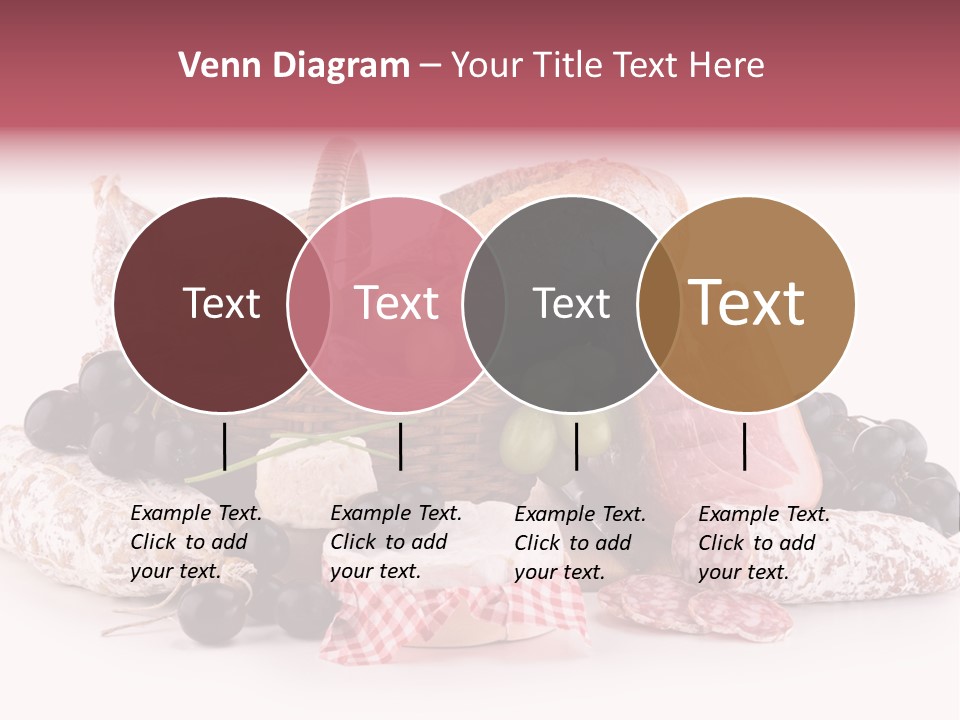 Delicatessen Baguette Wicker PowerPoint Template