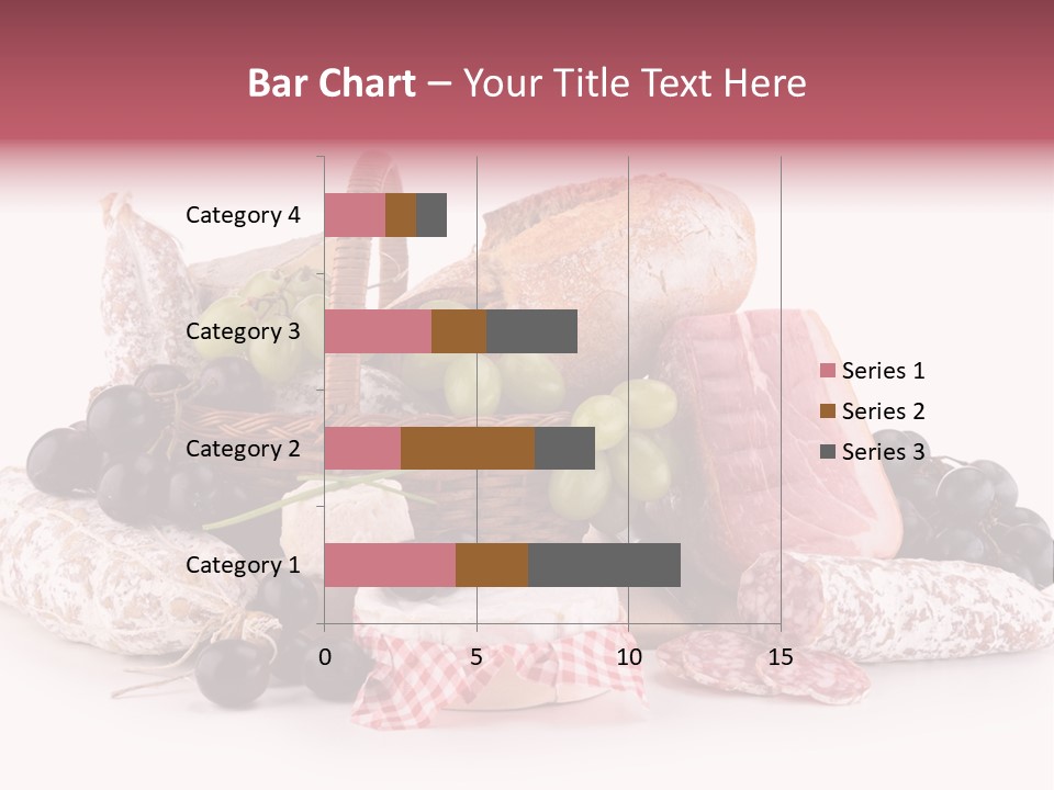 Delicatessen Baguette Wicker PowerPoint Template