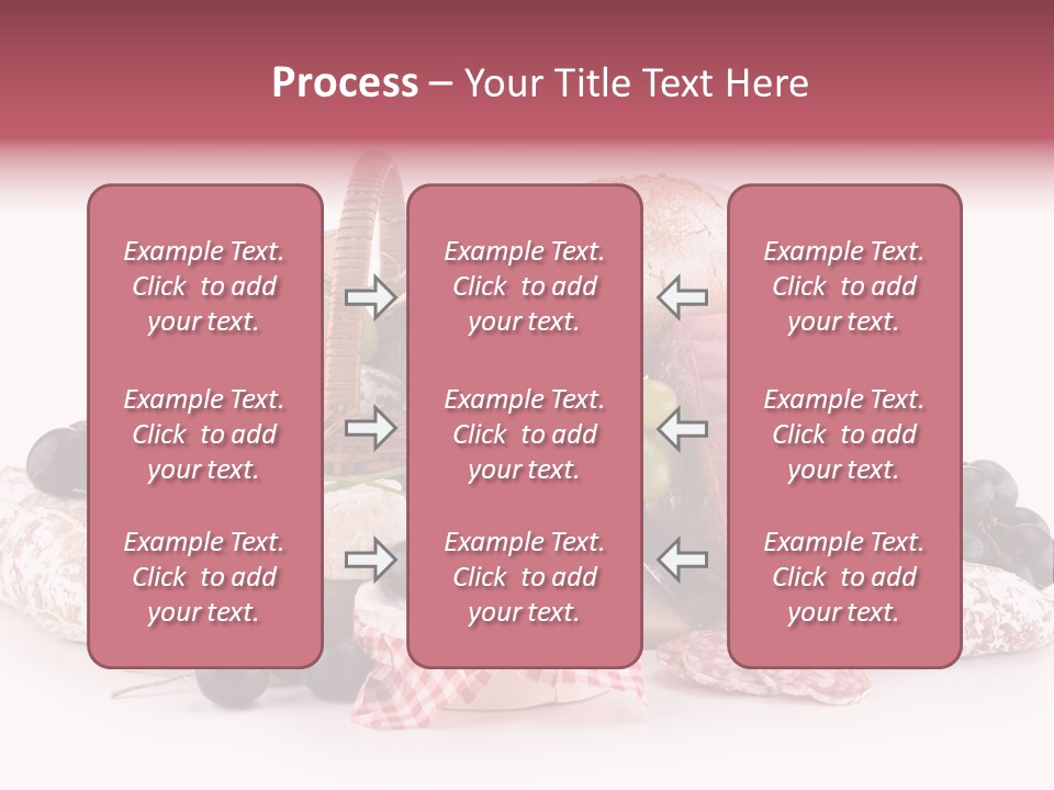 Delicatessen Baguette Wicker PowerPoint Template