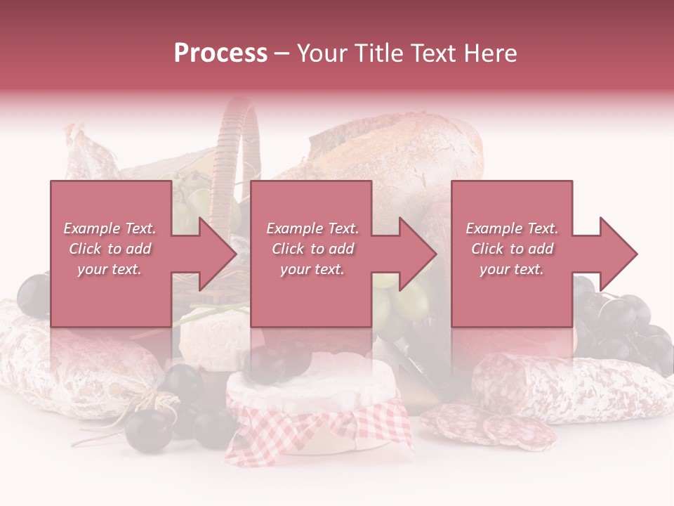 Delicatessen Baguette Wicker PowerPoint Template
