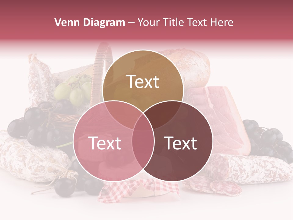 Delicatessen Baguette Wicker PowerPoint Template