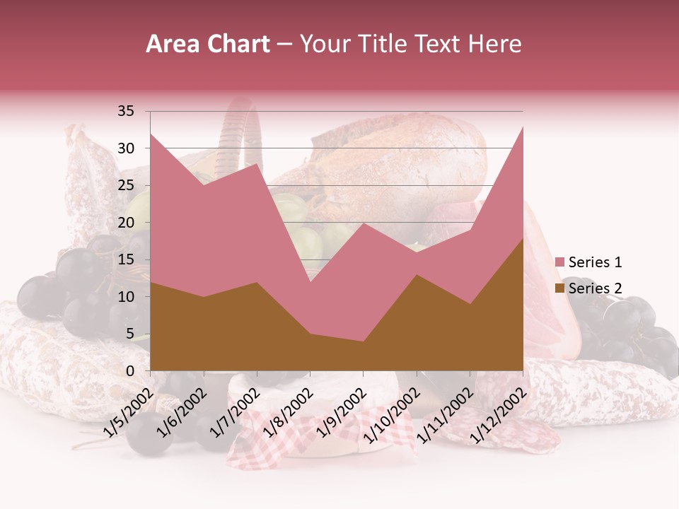 Delicatessen Baguette Wicker PowerPoint Template