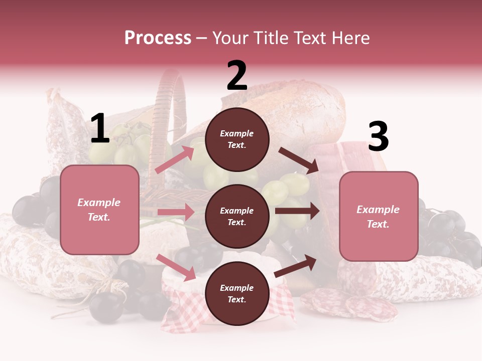 Delicatessen Baguette Wicker PowerPoint Template