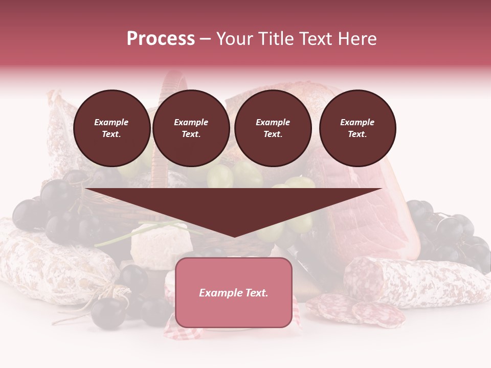 Delicatessen Baguette Wicker PowerPoint Template