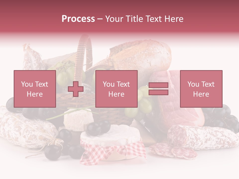 Delicatessen Baguette Wicker PowerPoint Template