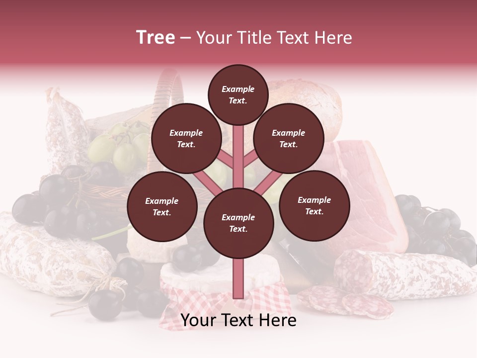 Delicatessen Baguette Wicker PowerPoint Template