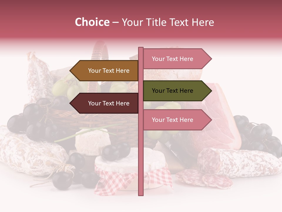 Delicatessen Baguette Wicker PowerPoint Template