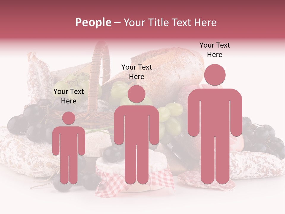 Delicatessen Baguette Wicker PowerPoint Template