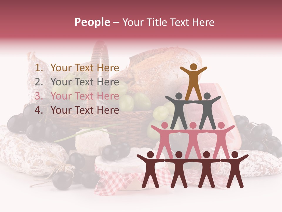 Delicatessen Baguette Wicker PowerPoint Template