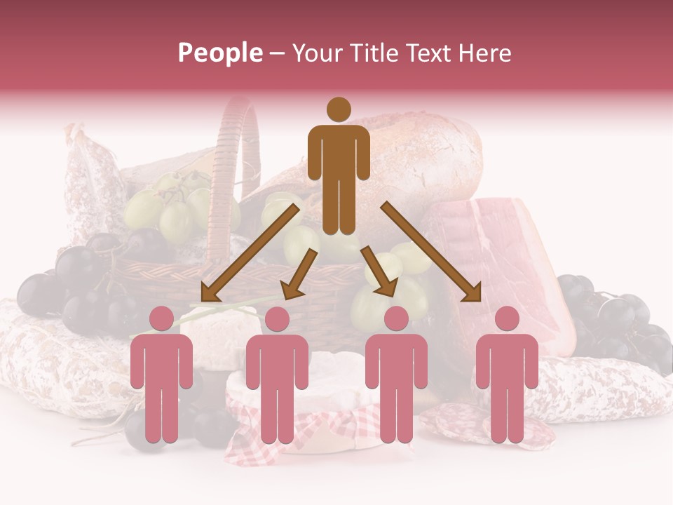 Delicatessen Baguette Wicker PowerPoint Template