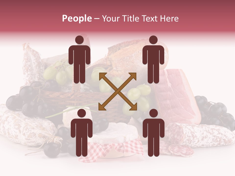 Delicatessen Baguette Wicker PowerPoint Template