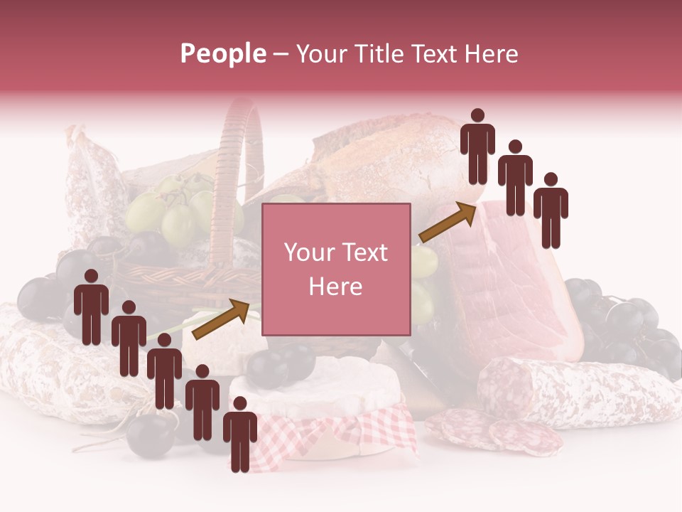 Delicatessen Baguette Wicker PowerPoint Template