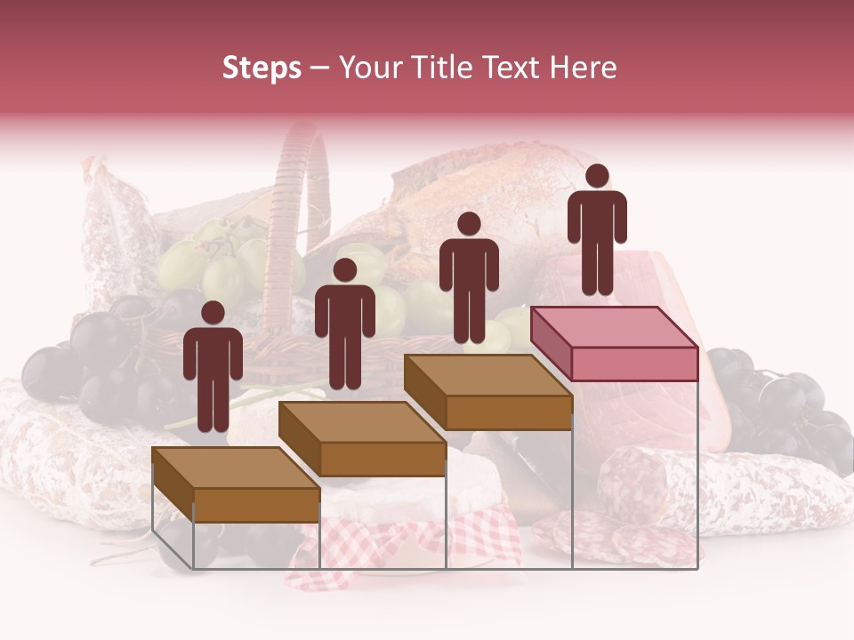 Delicatessen Baguette Wicker PowerPoint Template