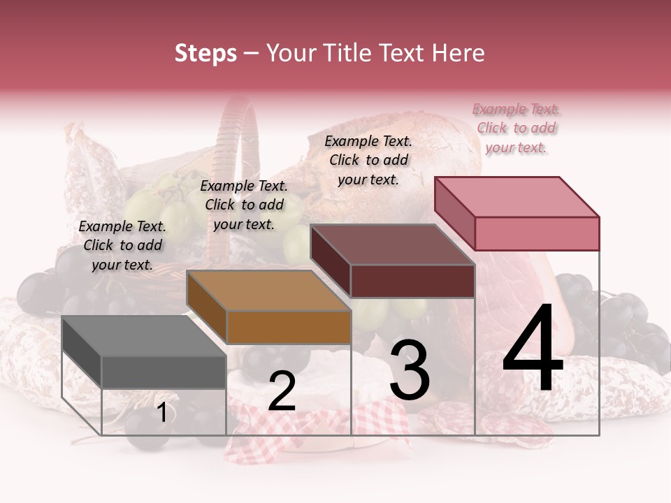 Delicatessen Baguette Wicker PowerPoint Template