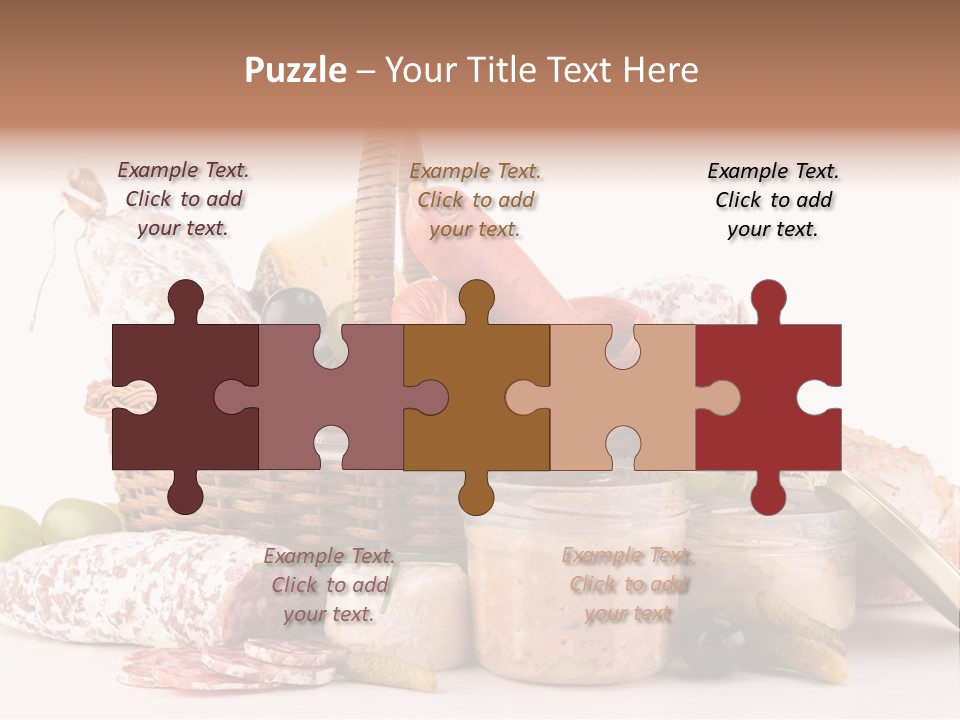 Appetizing Liver Snack PowerPoint Template