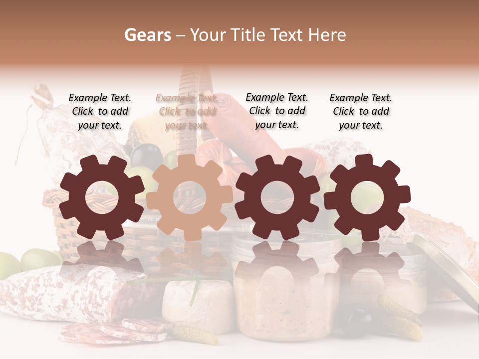 Appetizing Liver Snack PowerPoint Template