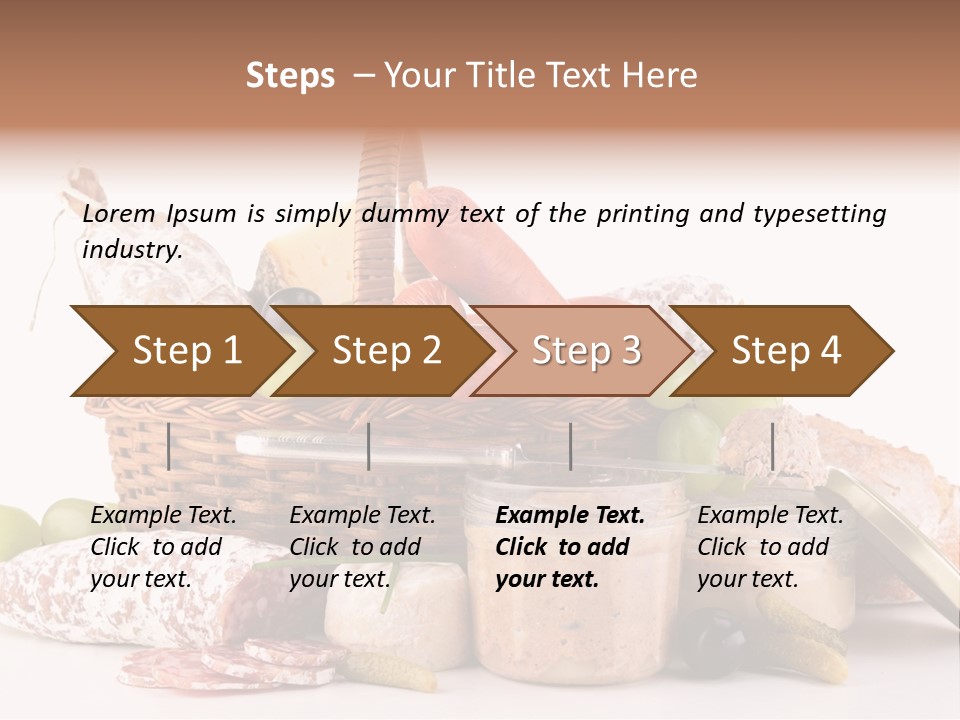 Appetizing Liver Snack PowerPoint Template