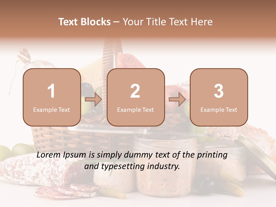 Appetizing Liver Snack PowerPoint Template