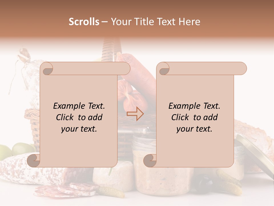 Appetizing Liver Snack PowerPoint Template