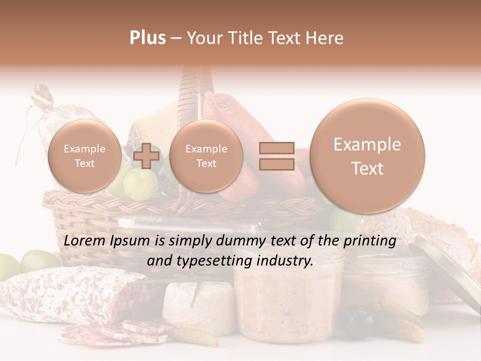 Appetizing Liver Snack PowerPoint Template