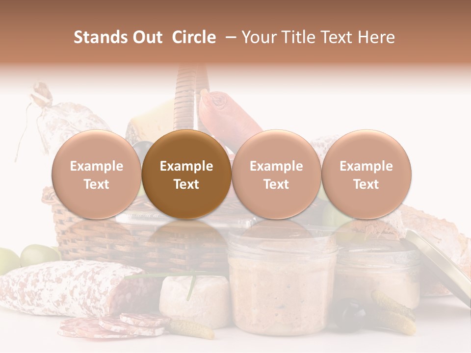 Appetizing Liver Snack PowerPoint Template