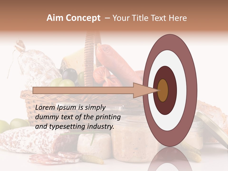 Appetizing Liver Snack PowerPoint Template