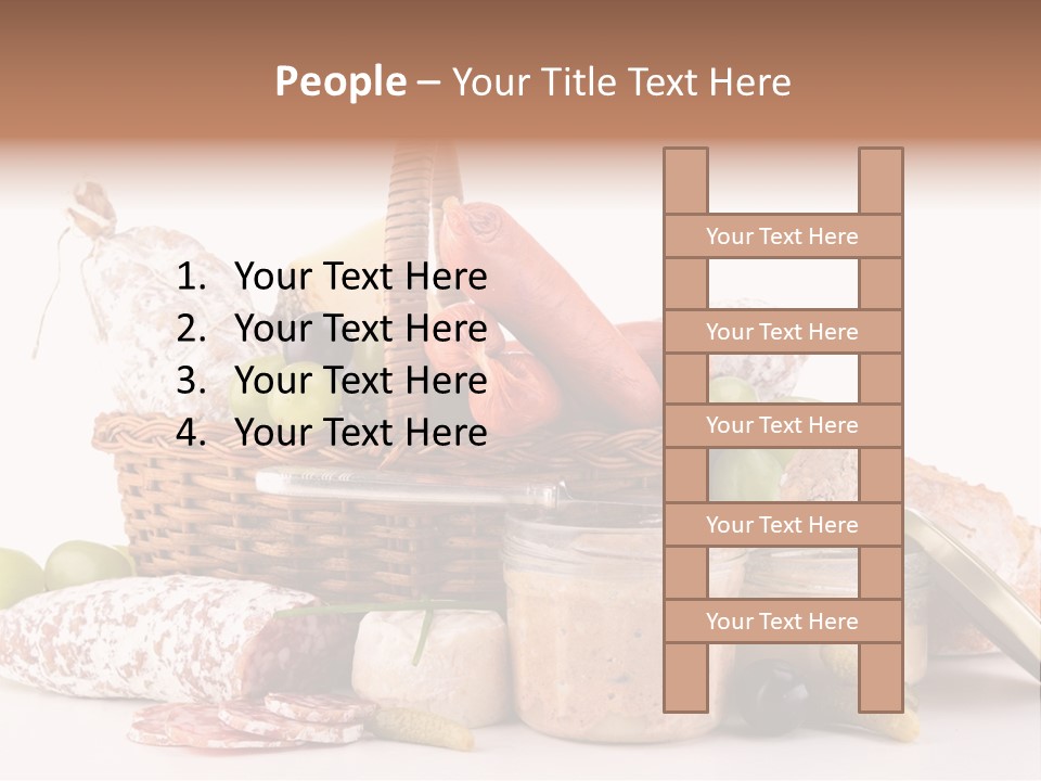 Appetizing Liver Snack PowerPoint Template