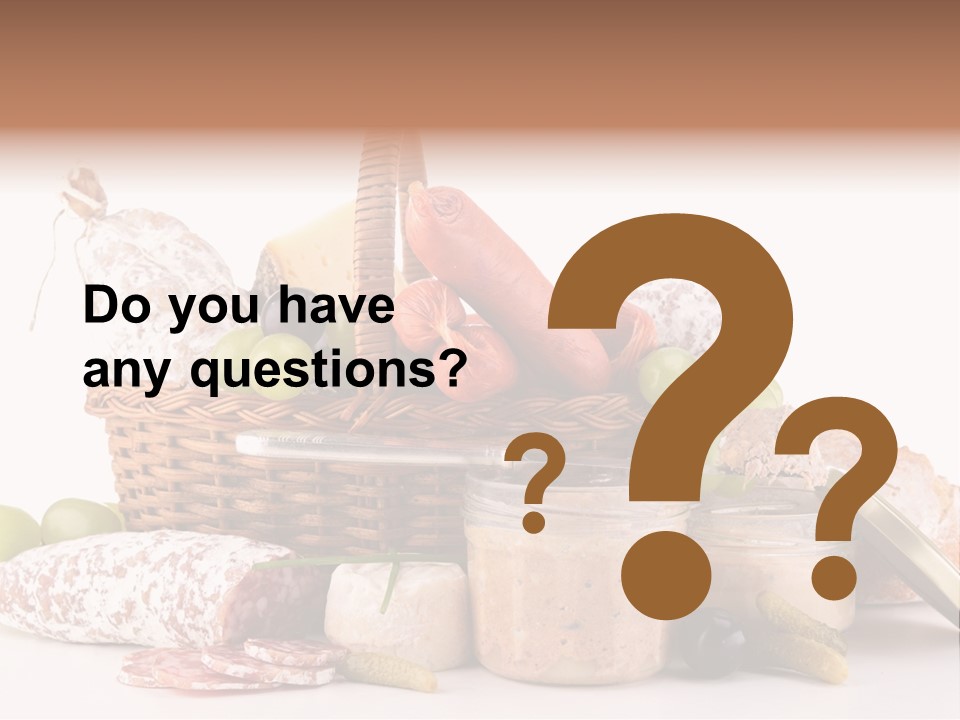 Appetizing Liver Snack PowerPoint Template