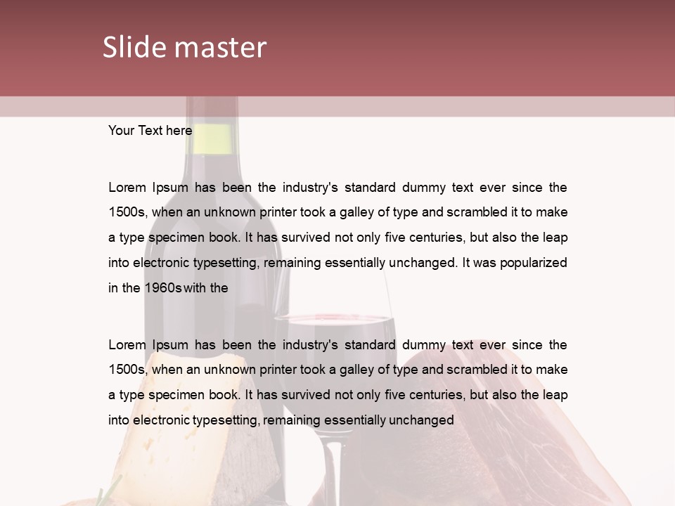 Snack Gastronomy Bacon PowerPoint Template