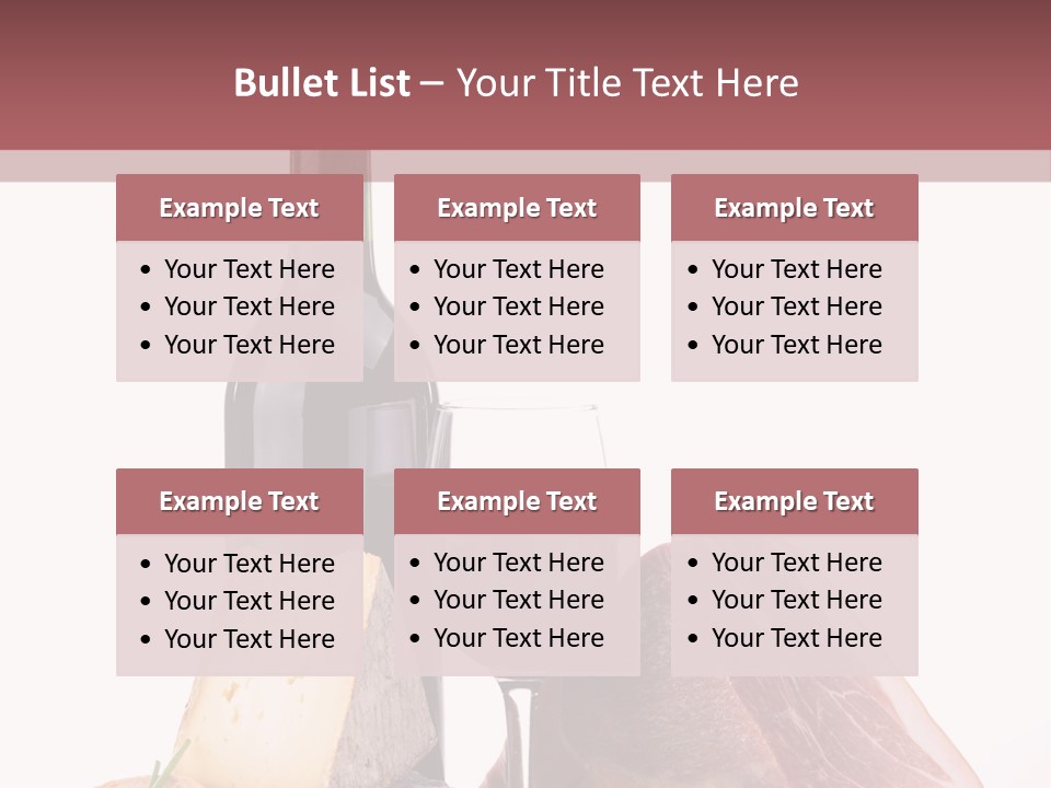 Snack Gastronomy Bacon PowerPoint Template