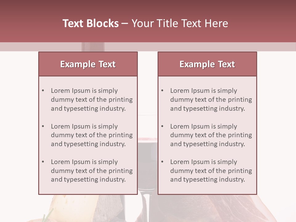 Snack Gastronomy Bacon PowerPoint Template