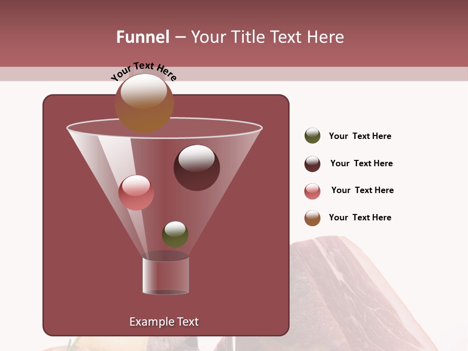 Snack Gastronomy Bacon PowerPoint Template