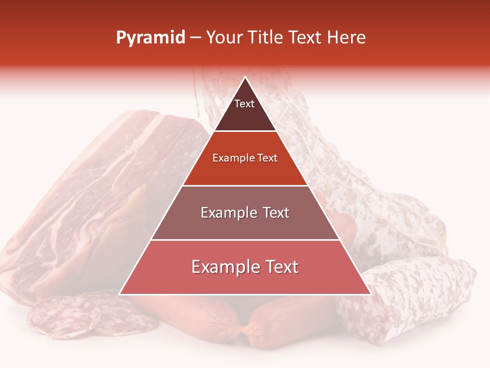 Piece Meat Isolated PowerPoint Template
